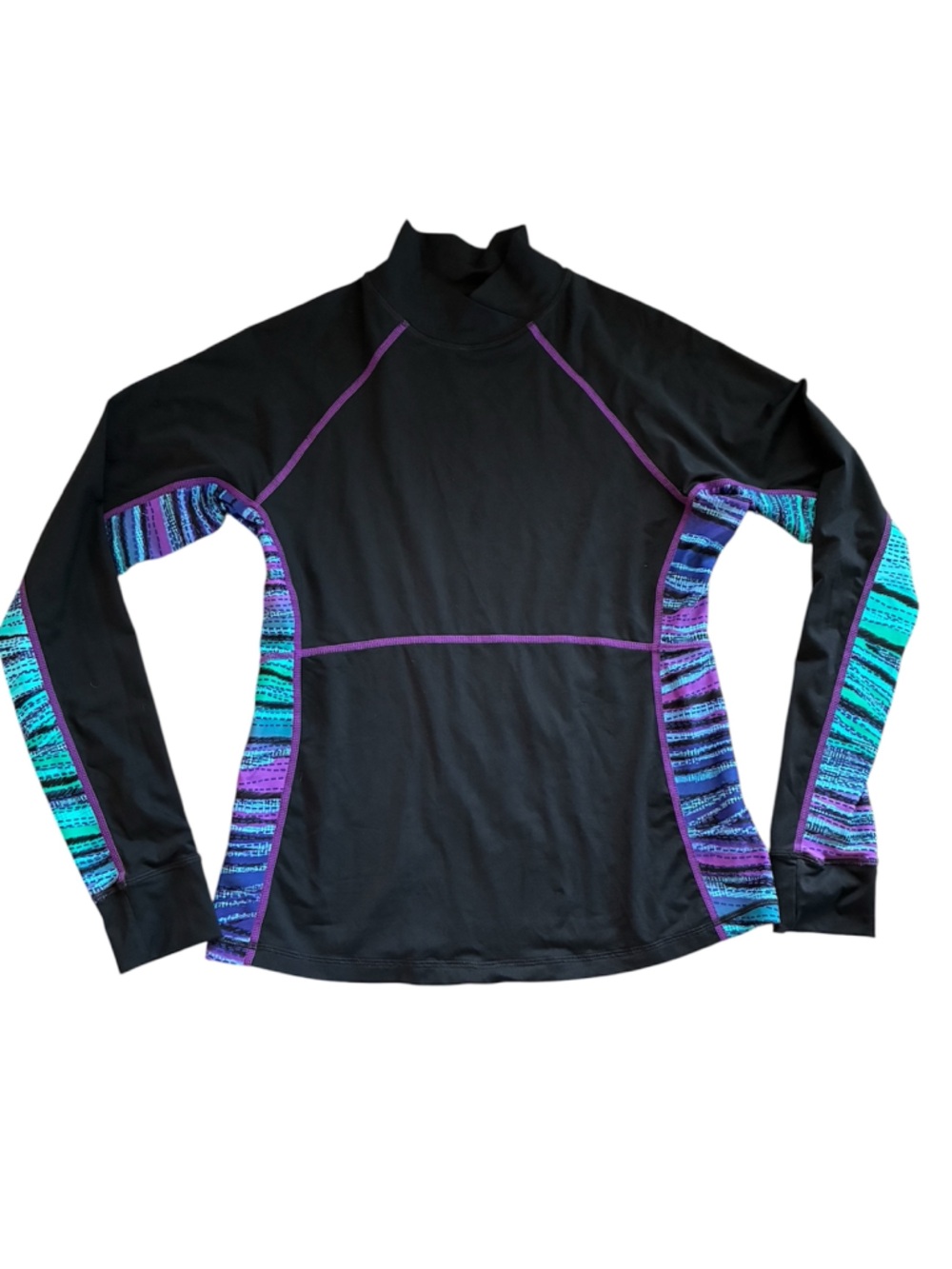Athleta women’s black swim surf shirt size medium